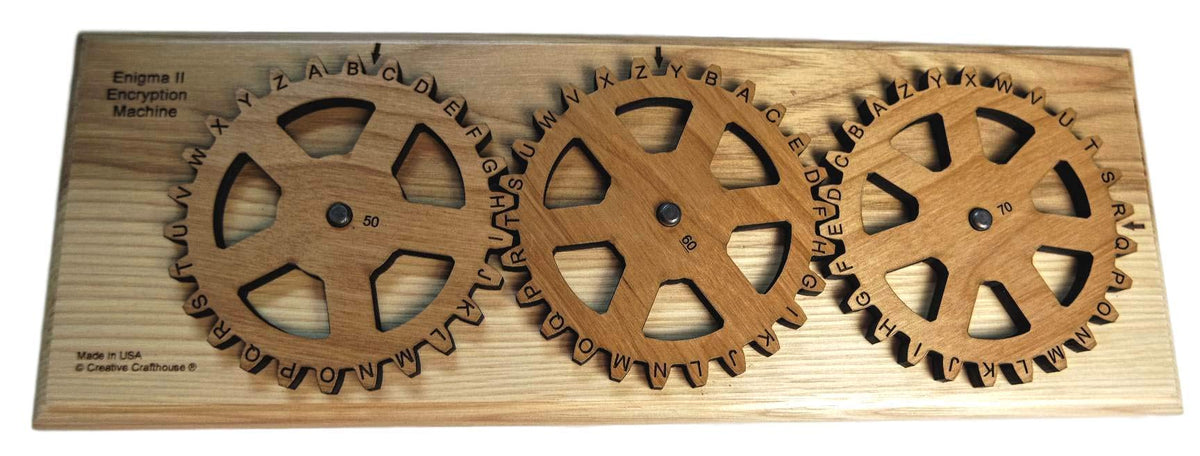 Escape Room Prop - Enigma II Encryption Machine Size Size Small - Encode and Decode Secret Messages