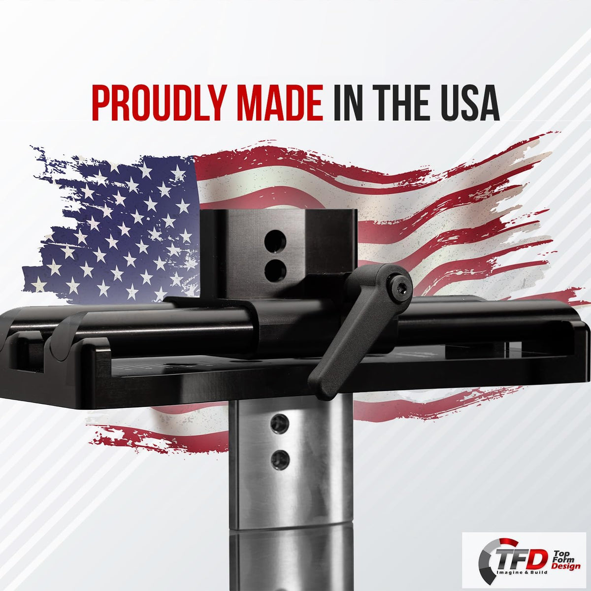 TFD Adjuster, Compatible with Peloton Bike & Bike+ (Original & Bike Plus), Made in USA - Handlebar Mod Adjusts Handle Bar Position for Any Rider | Black Design - Optimal Peloton Accessories