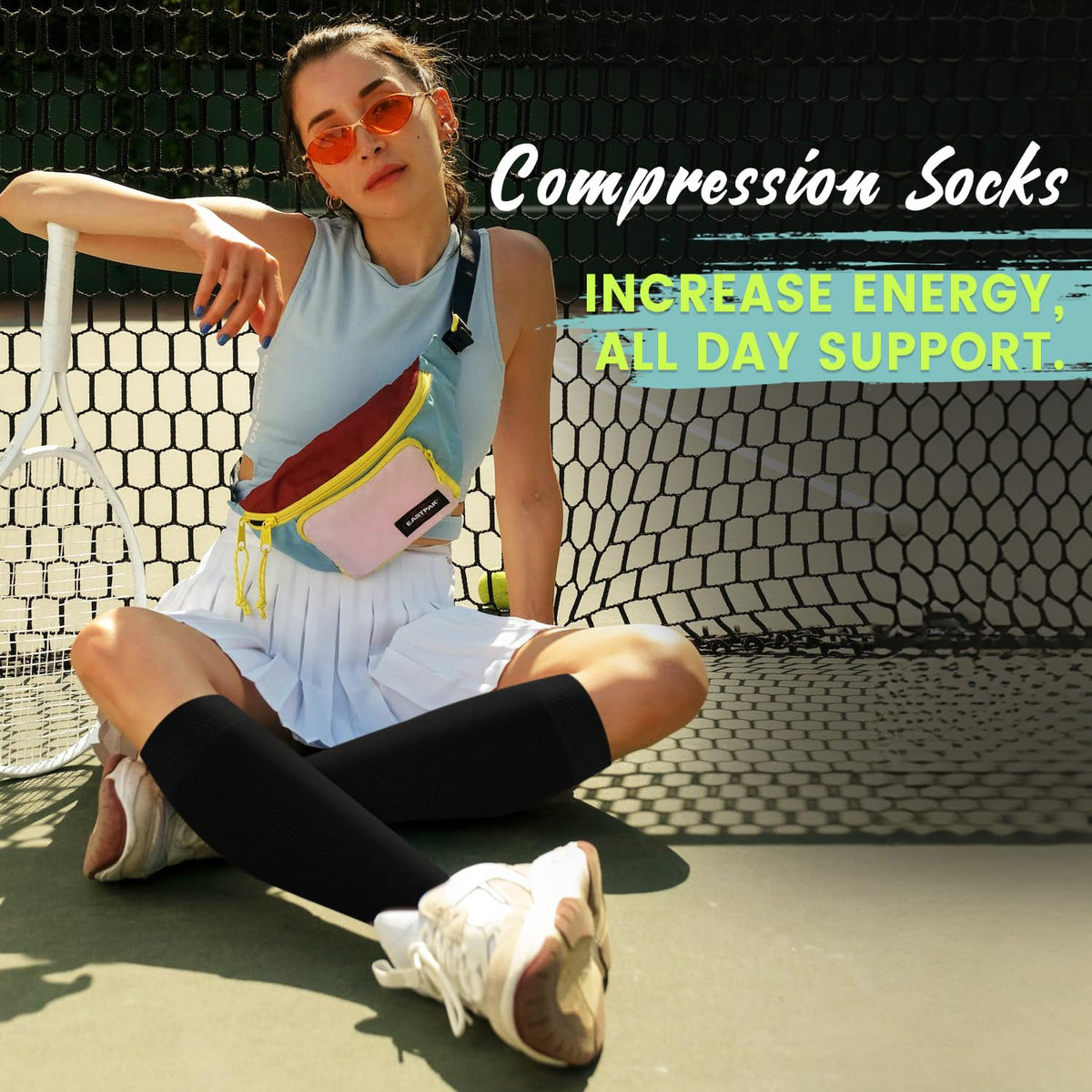 Copper Compression Socks 15-20 mmHg for Men & Women 8 Pairs – Circulation Support for Nurses, Travel, Running, Hiking, Soccer,Gift,Pregnant, Nurses(L/XL)
