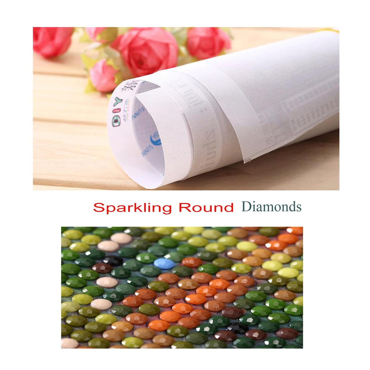 BOHADIY DIY 5D Tree of Life Diamond Painting Kits for Adults Diamond Art Large Size Tree Landscape Full Drill Crystal Rhinestone Embroidery Craft Kits for Home Wall Decor, 35.4X12 Inch