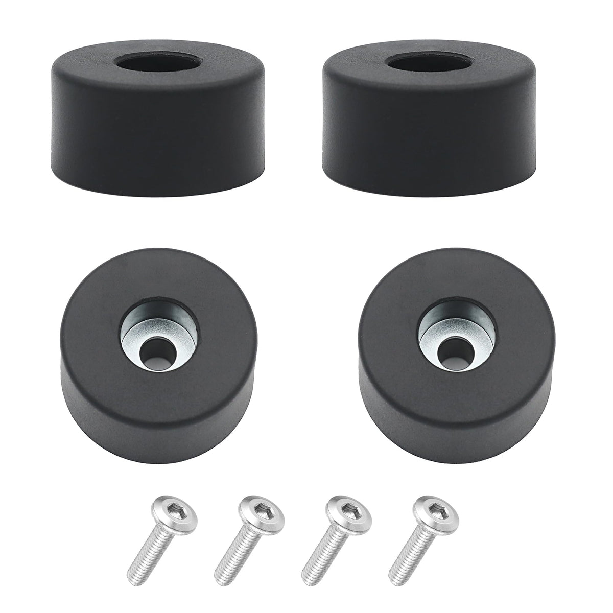 Anti Vibration Rubber Feet Pads 4Pack, Replacement for Briggs & Stratton 192310GS Coleman Powermate Husky Fini D091007, Heavy Duty Air Compressor Isolator with Screws for Generator Pressure Washer