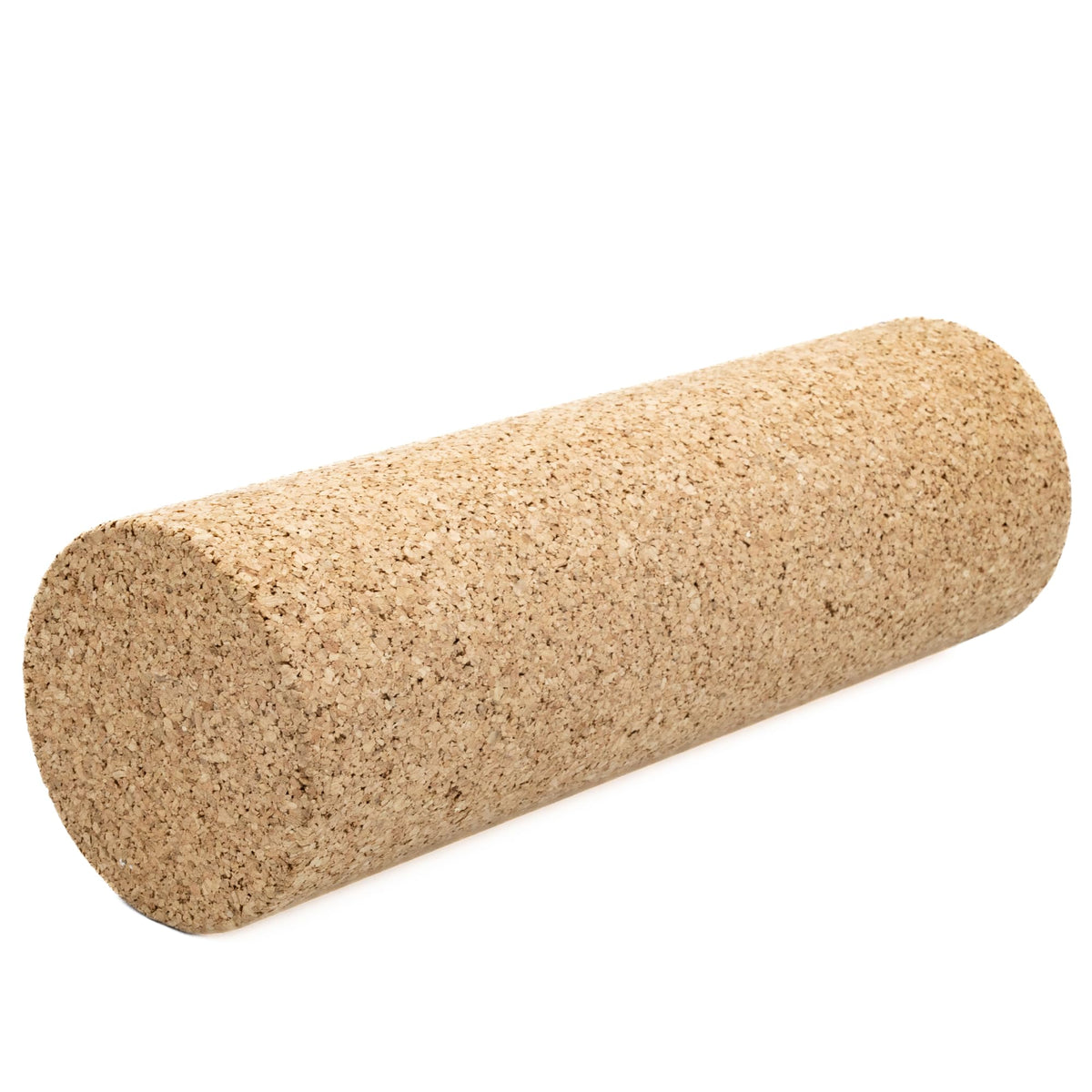 Go4Cork Yoga High-Density Cork Body Roller - 11.8" x 3.7" | Strong Eco Cork Roller with Non-Slip Grip | Enhances Yoga Exercise & Deep Tissue Massage for Quick Back & Muscle Recovery