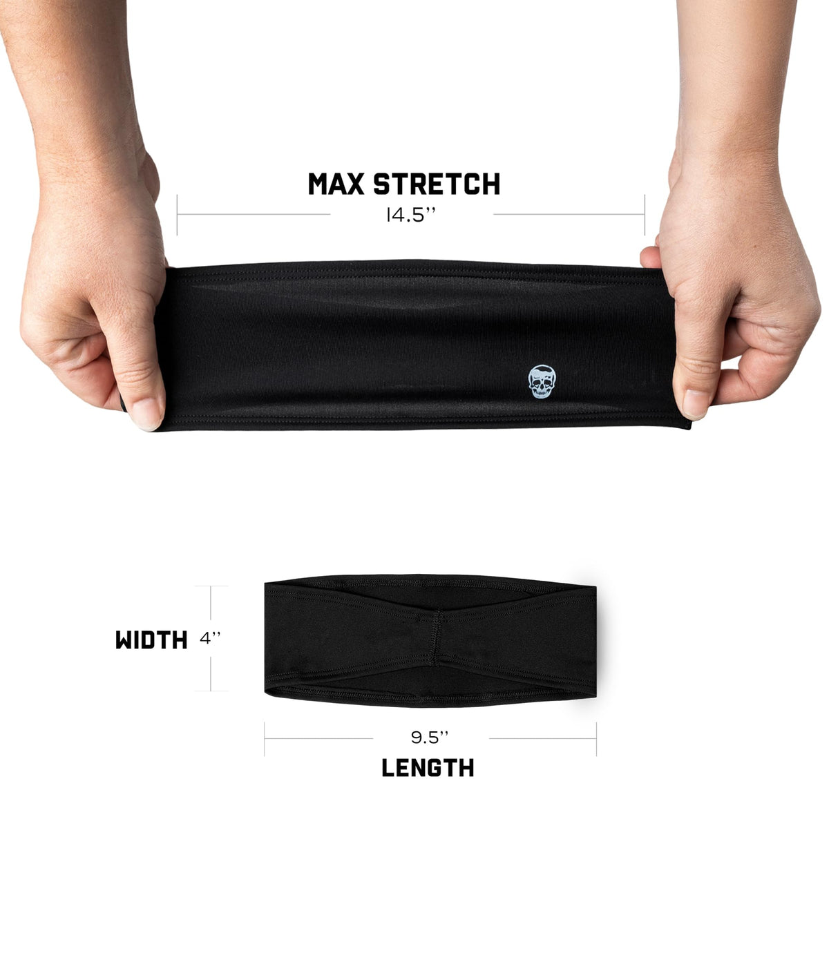Gymreapers Sports Headband for Men & Women – Lightweight, Moisture-Wicking, Non-Slip Workout Sweatband with 4-Way Stretch, Breathable Running Headband for Gym, Yoga, and Outdoor Training