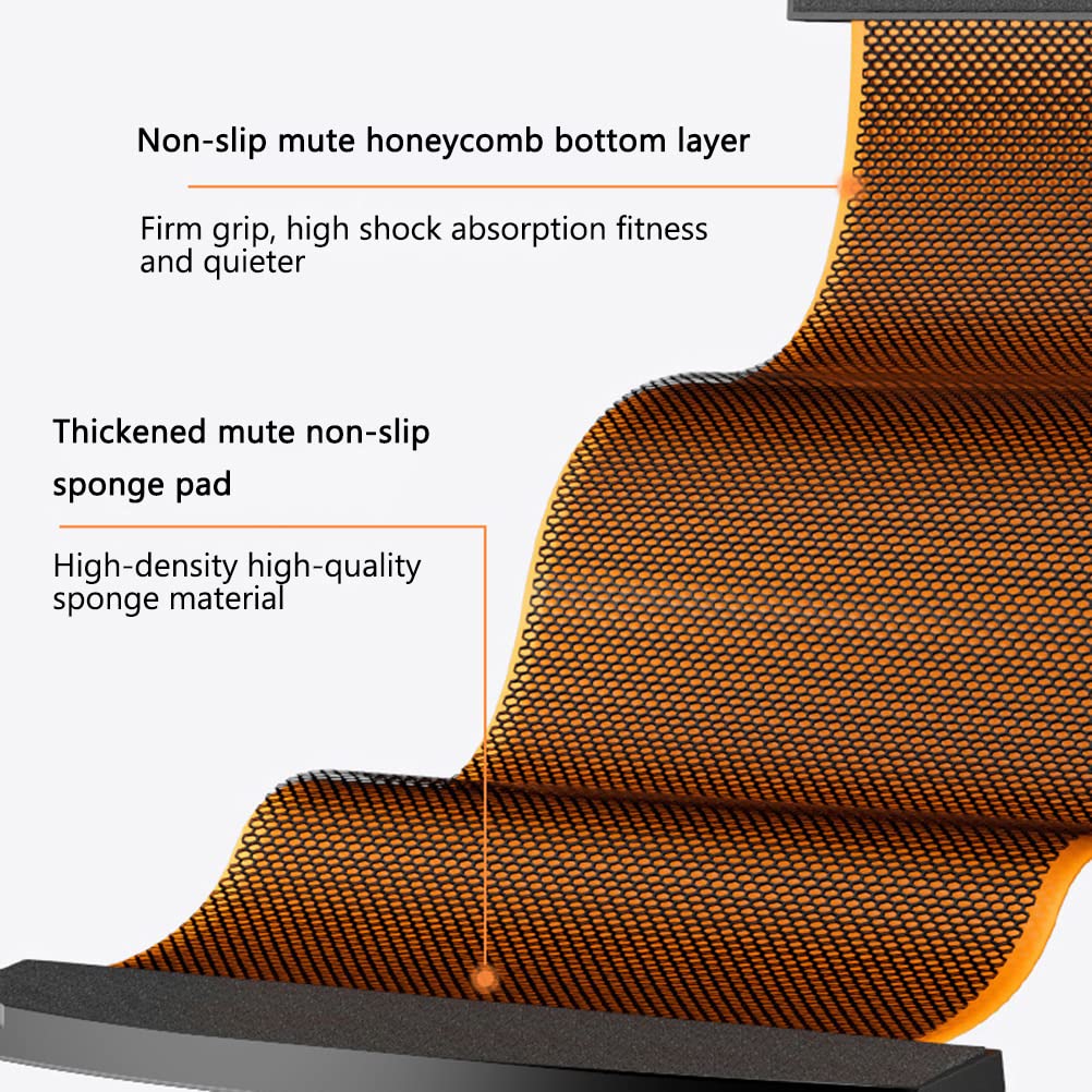 shenruifa Slide Board with Shoe Cover Slimming Exercise Guide Slide Mat for Leg Pot Training Fitness Athletic Training (200 * 50cm)