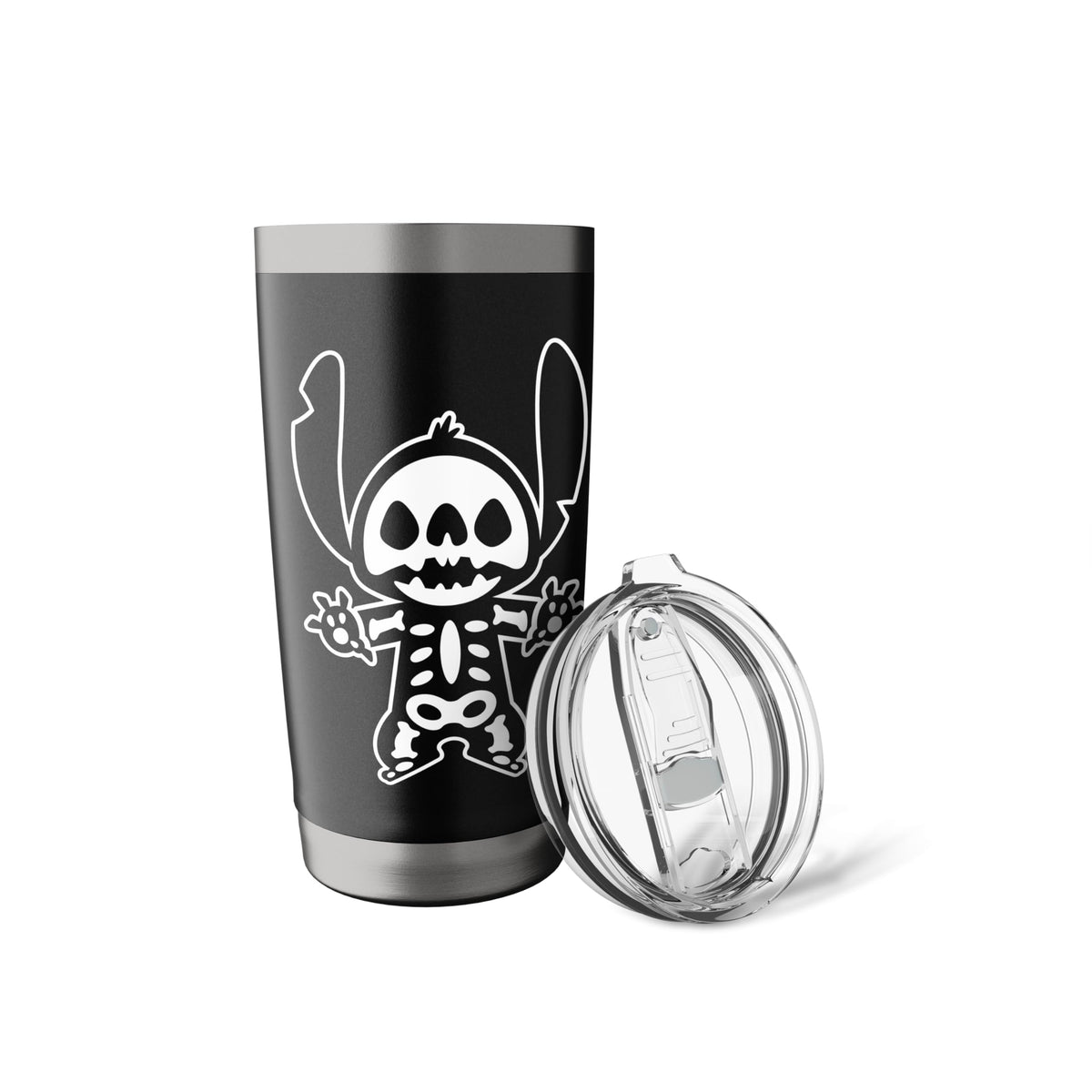 Disney Stitch Halloween Skeleton Stainless Steel Insulated Tumbler