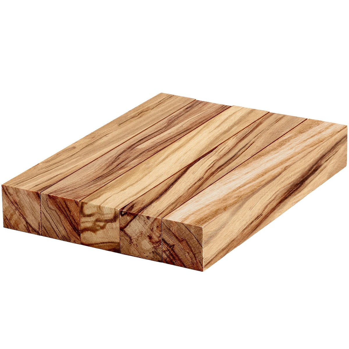 Spiareal 5 Pcs Olive Wood Pen Blanks Kits Pen Turning Supplies DIY Crafts, 5 x 3/4 x 3/4 Inch
