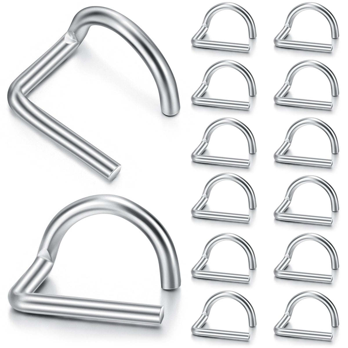 MorningRo 20 Pcs Pig Tail Pin 2'' Scaffolding Gravity Locking G Scaffolding Pins for Steel