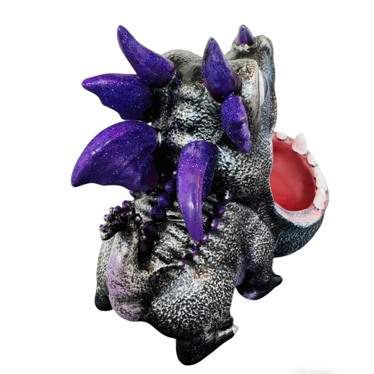 MOYI Candy Bowl Christmas Decoration Dinosaur Candy Dish, Home Decor Key Bowl for Entryway Table Office Desk, Unique Statue Fun Key Bowls Sculpture Art Decor Container Storage Box for Living Room