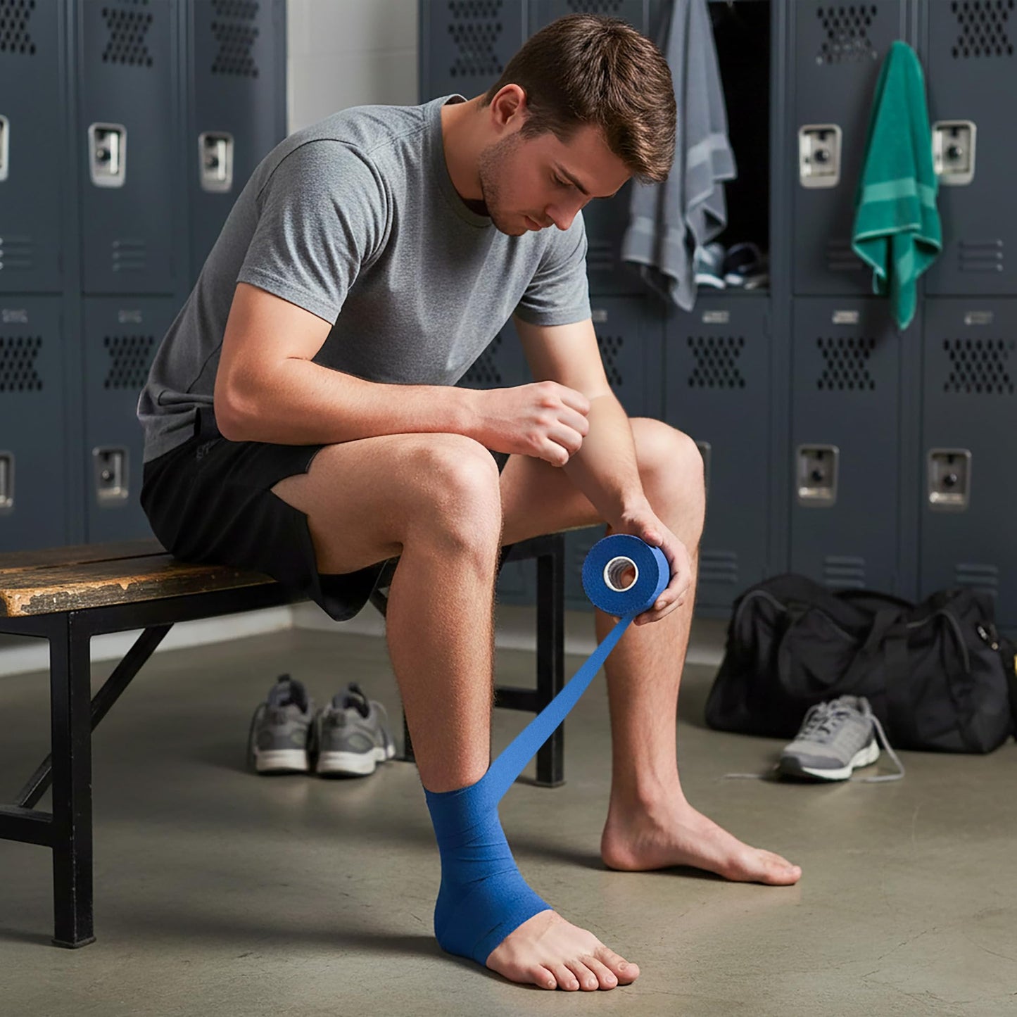Cannon Sports Premium Athletic Tape - 1.5” x 45 Feet Per Roll - Easy Tear, No Sticky Residue, Very Strong, Hypoallergenic and Latex Free- Ideal for Sprains, Strains, First Aid – 1 Roll (Natural)