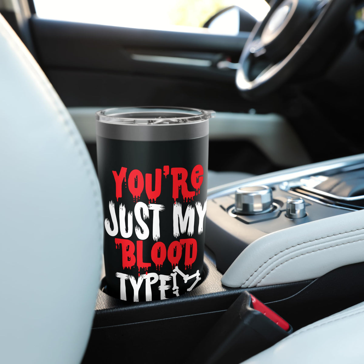 Scary Halloween Vampire Quote Design For Women Stainless Steel Insulated Tumbler