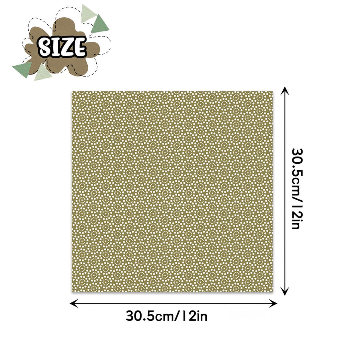 MIATTCLD 12x12 Scrapbook Paper Double Sided Patterned Paper for Scrapbooking, 24 Sheets/24 Designs Wedding Background Papers Boho Decorative Craft Papers for Card Making Journaling Decor (Brown)