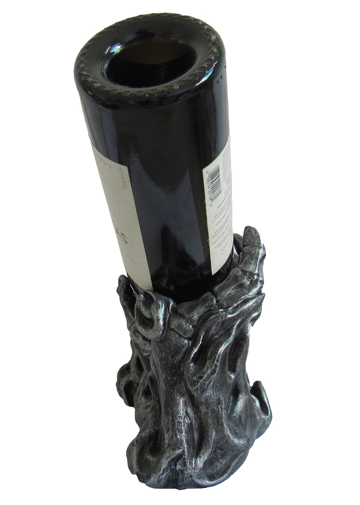 DWK Gargle of Wine Skeleton Skull in Flames Decorative Wine Bottle Holder Kitchen