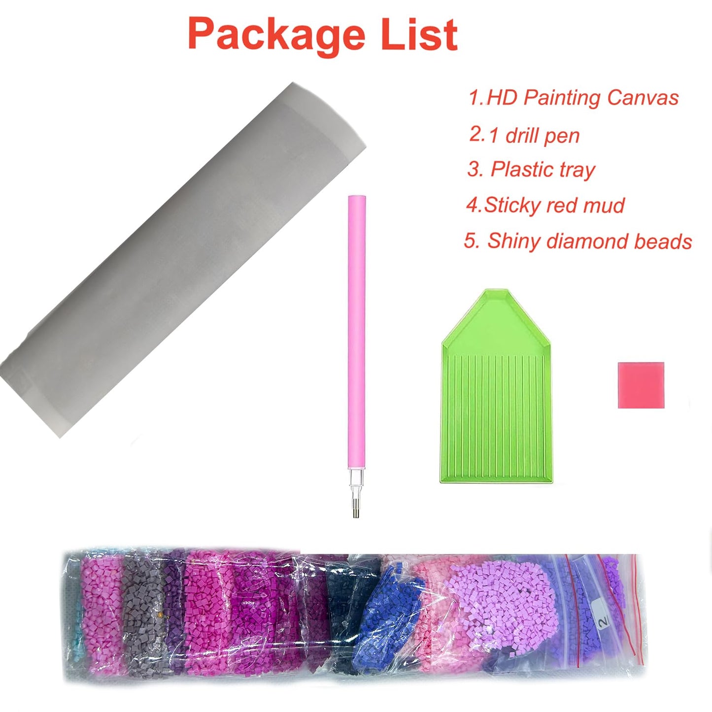Lvmuu 5D Patriotic Diamond Painting Kits for Adults American Flag, Cross God Bless America Full Square Drill Diamonds Art Kits for Beginner DIY Paint By Numbers Art Gem Crafts Home Decoration 30x40cm