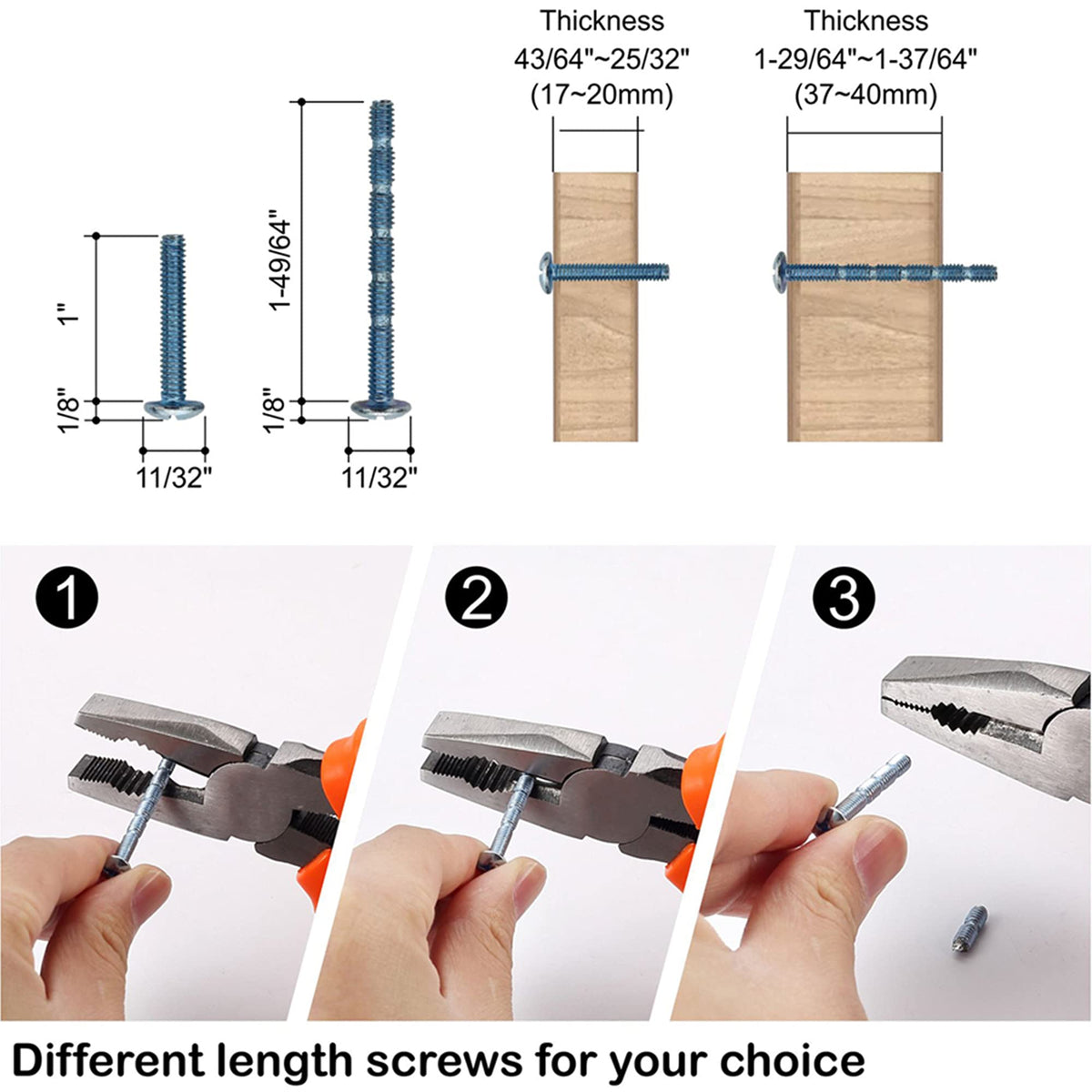 Amerdeco 10 Pack Oil Rubbed Bronze Kitchen Cabinet Hardware - Single Hole Square Drawer Knobs and Pulls for Bathroom Cabinets ZH0002