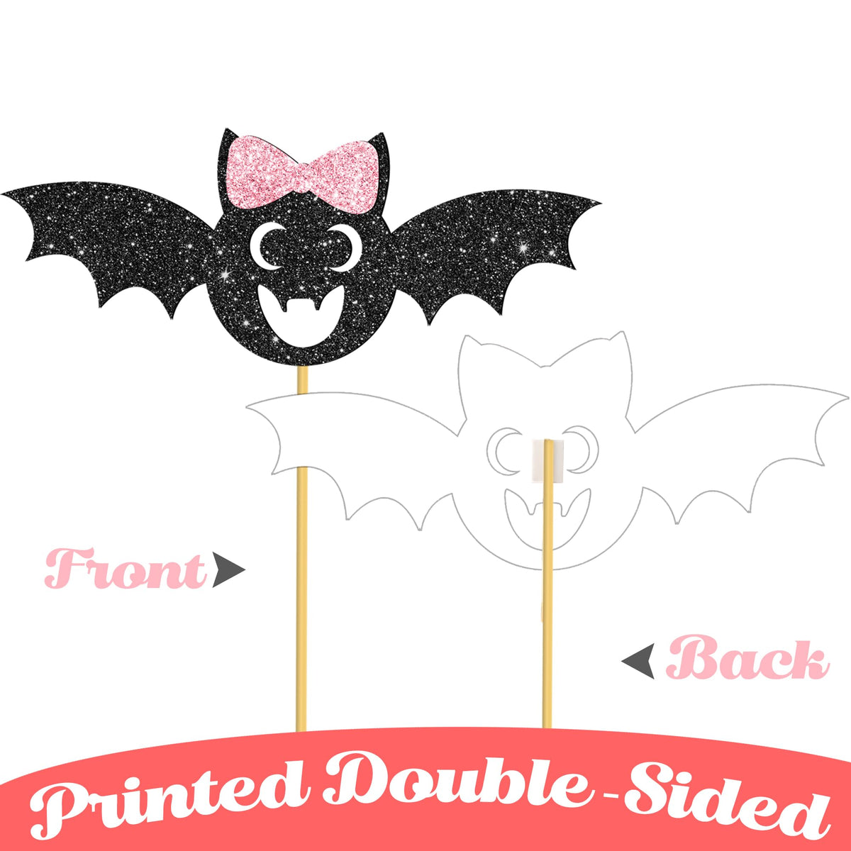 Halloween Spooky One Centerpiece Sticks Pink Halloween Party Decorations 12PCS The Spooky One Birthday Table Toppers Ghost Theme Centerpieces for Girls 1st Birthday Baby Shower Supplies