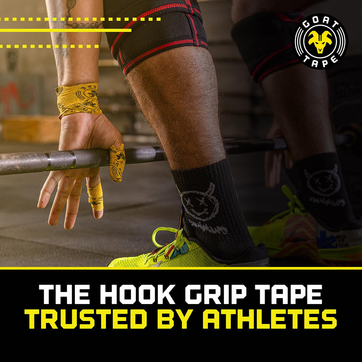Goat Tape Super Stretchy Thumb Tape - Weightlifting Hook Grip Tape & WOD Tape for Cross Training, Gym Workout Tape, Athletic Finger Wrap - Flexes with Every Move - 15 Feet per Roll (Pink 2-Pack)