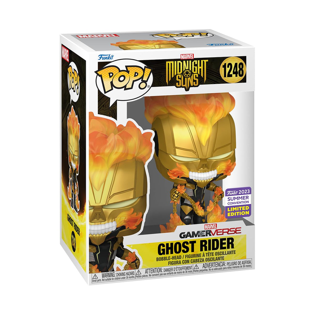 Funko SDCC 2023 Summer Convention Midnight Suns Gamer Verse Ghost Rider Limited Edition Vinyl Figure
