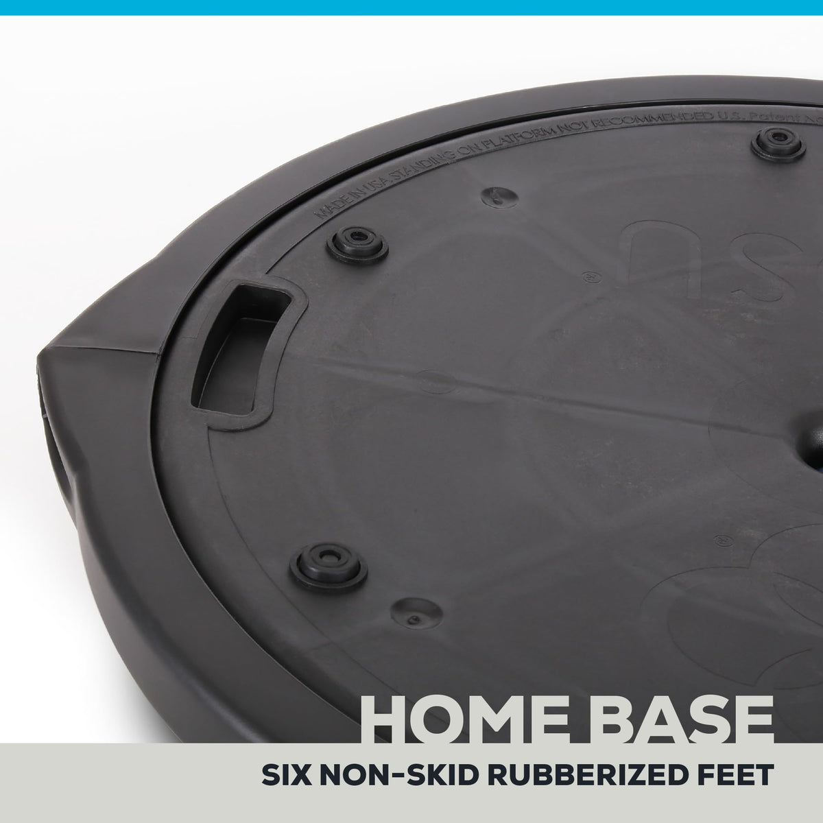 BOSU Balance Trainer, Half-Ball Training Equipment, 65 cm Diameter, 350 lb Capacity - Burst-Resistant Stability Exercise Tool w/ Non-Slip Base, Includes Hand Pump, Commercial-Grade