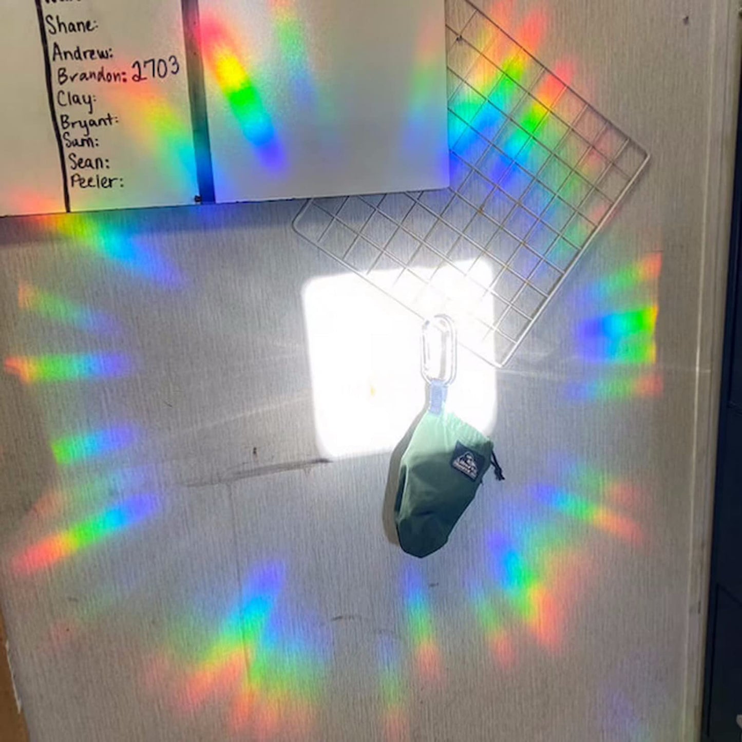 Fairy and Moon Anti-Collision Window Decals - Non-Adhesive Prismatic Rainbow Suncatcher Stickers