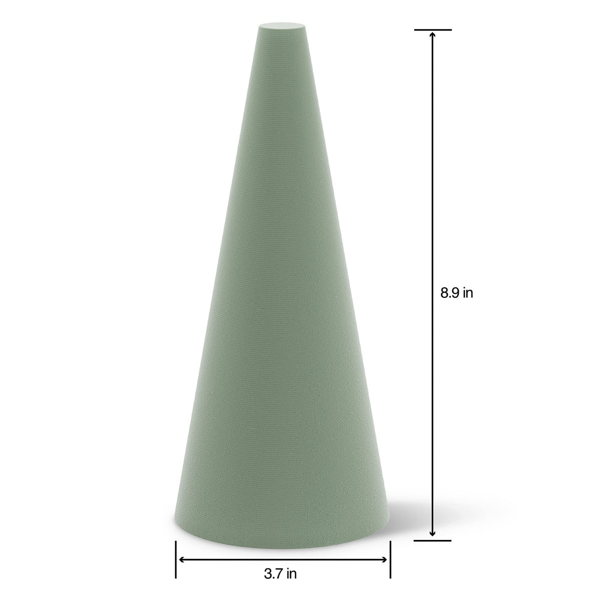 FloraCraft Floral Desert DryFōM Cone 3.8 Inch x 8.8 Inch Green