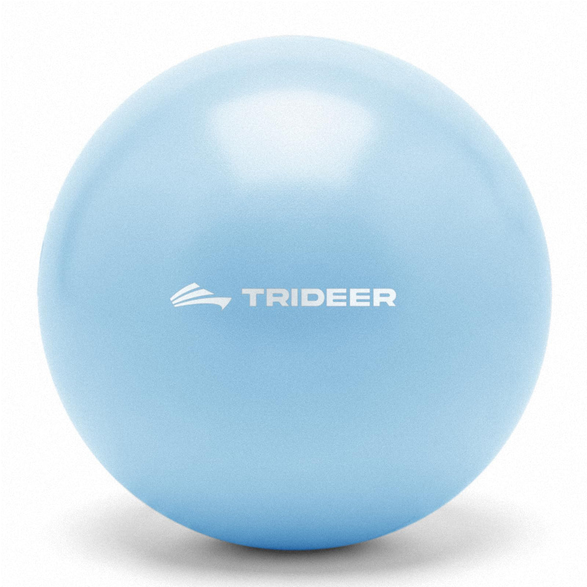 Trideer 9-Inch Pilates Ball, Small Exercise Ball for Yoga, Core Training, Physical Therapy, Balance, Stability and Stretching Pilates Equipment with Inflation Straw (Baby Blue)
