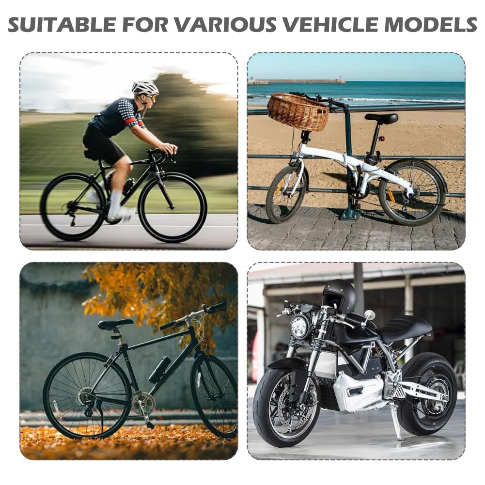 1 Pair Mini Bike Foot Pegs,Bike Rear Pedals Aluminium Alloy Non Slip Bicycle Pegs Quick Release Foot Plates Pedals for Mountain Cycle and Folding Bicycle(Color:Black)