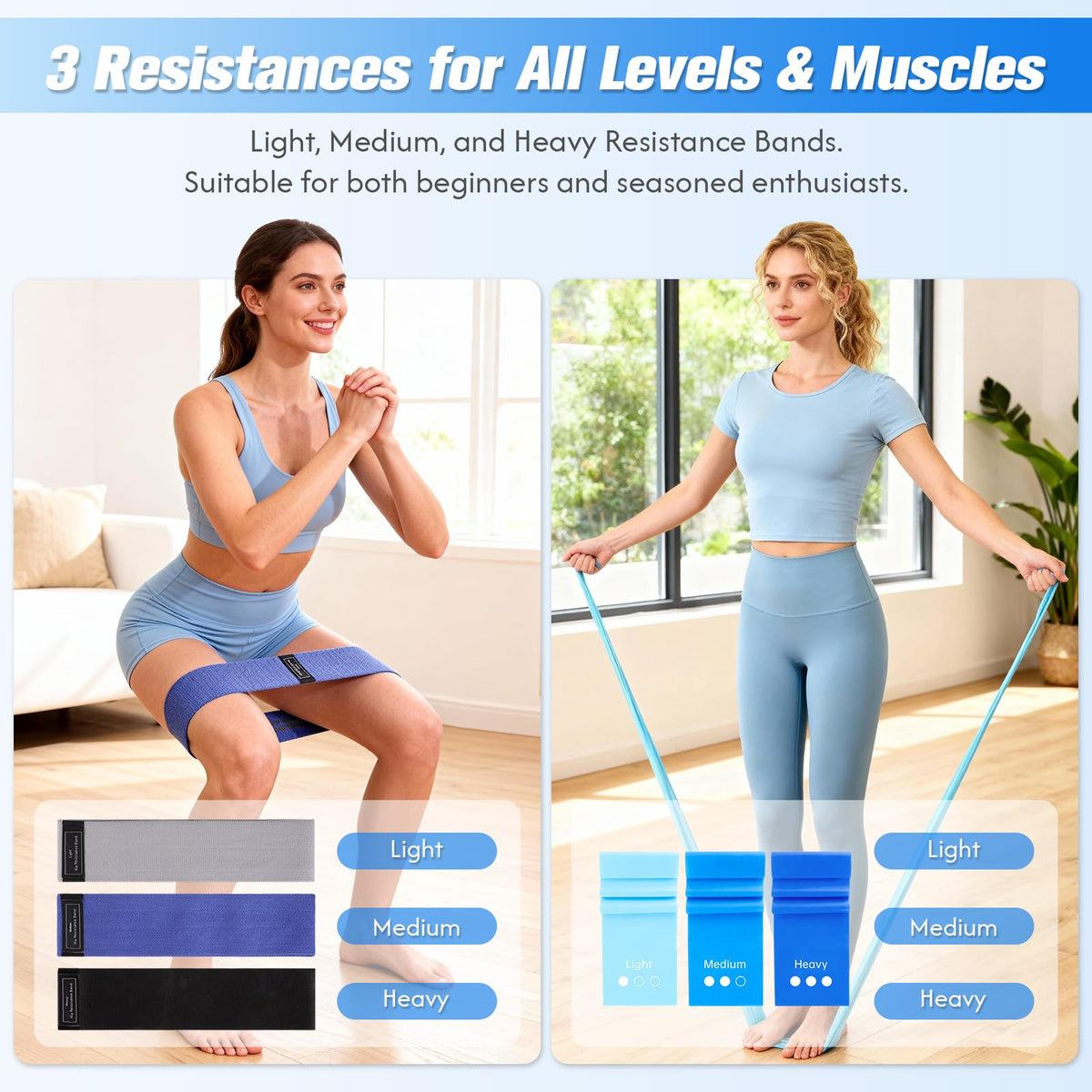 GINMIC Pilates Equipment, Pilates Kit for Women Home Workouts, at Home Pilates Set with Pilates Ring, Pilates Ball, Long and Loop Resistance Bands, Pilates Socks, Massage Ball, Guide & Bag