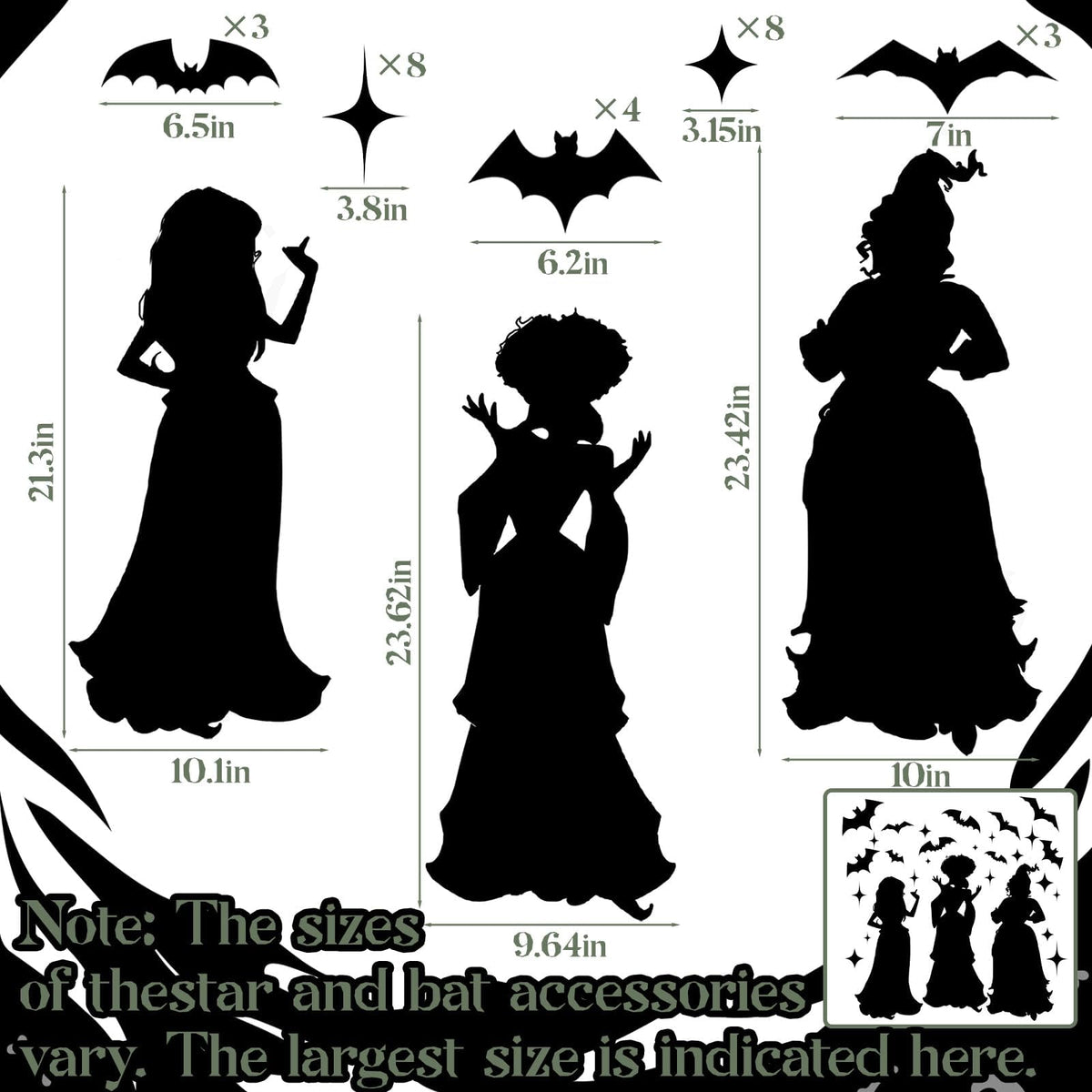 29 Pcs Halloween Witch Magnet Stickers Witch Garage Decoration Bat Refrigerator Decals for Halloween Party Home Door Car Decor Party Supplies