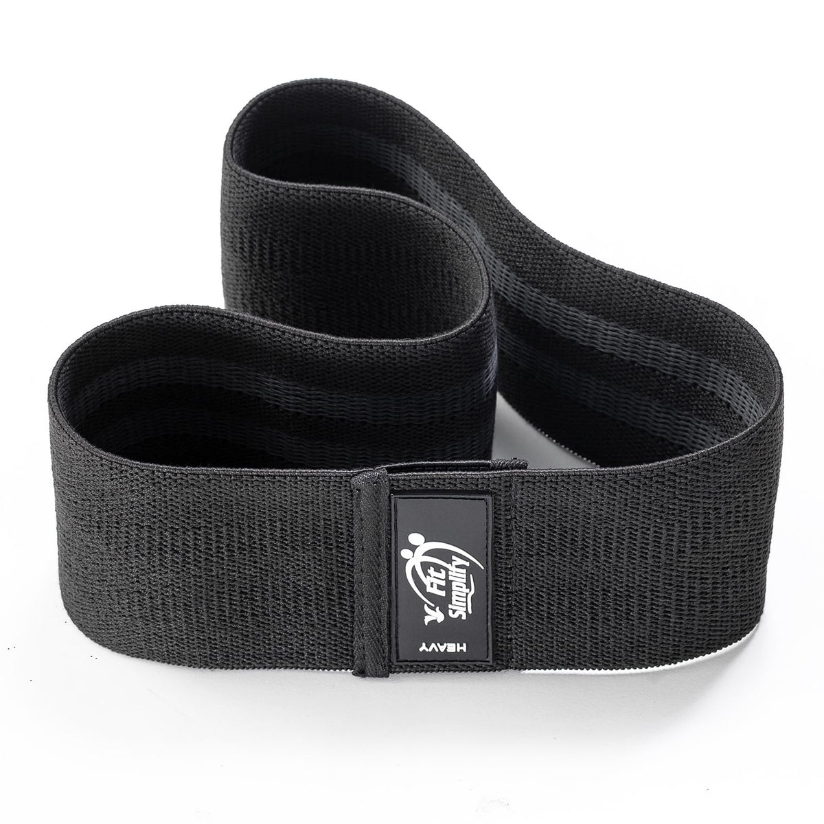 Fit Simplify Non Slip Fabric Resistance Hip Cloth Bands, Set of 3