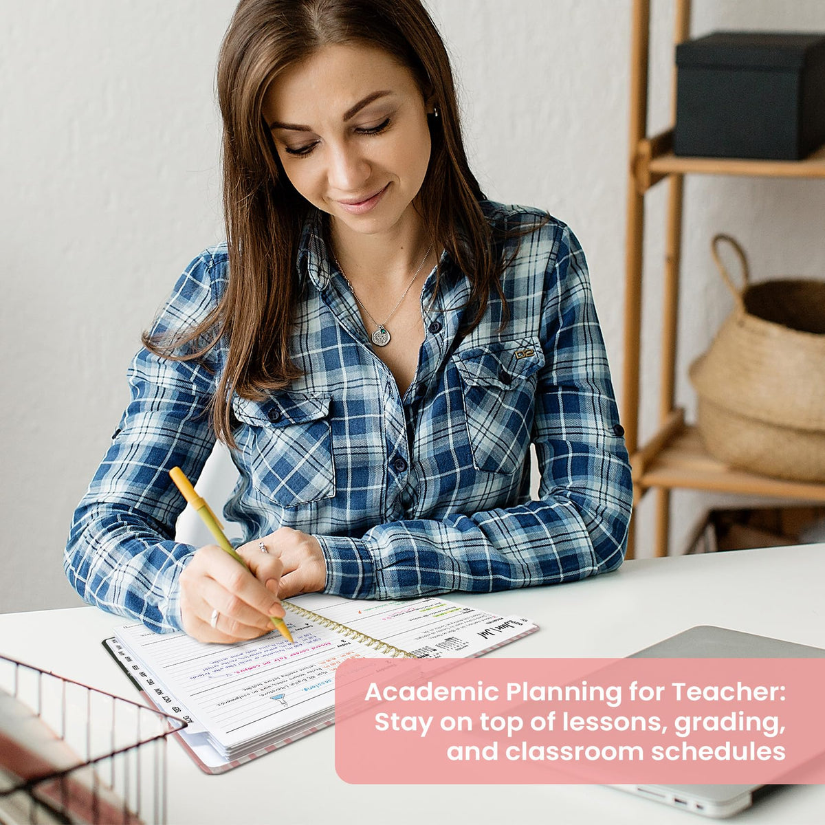 Planner 2026–2027, Weekly & Monthly Academic Organizer for School Year, Jul 2026–Jun 2027, Hardcover Planner with Tabs, Back to School Essential, 6.3" x 8.5", Petite Street