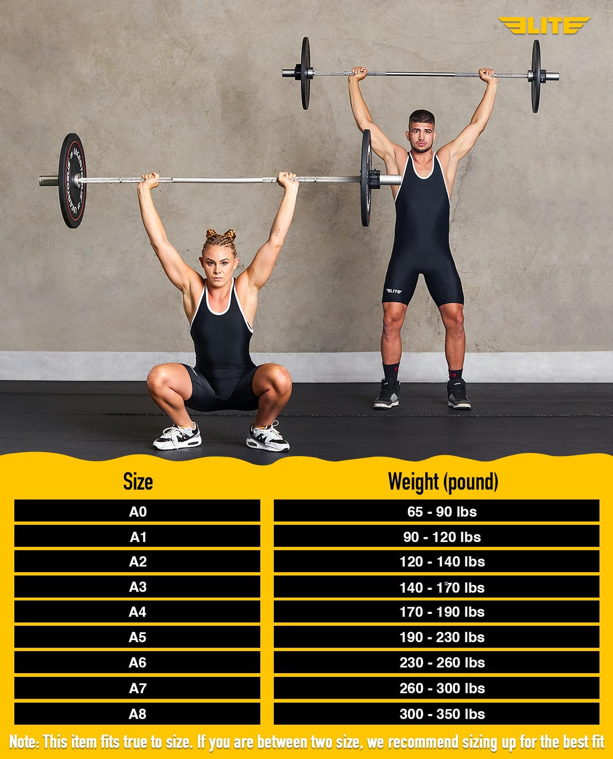 Elite Sports Men's Wrestling Singlet - Compression Powerlifting & Wrestling Uniform for MMA, BJJ, Grappling, Weightlifting