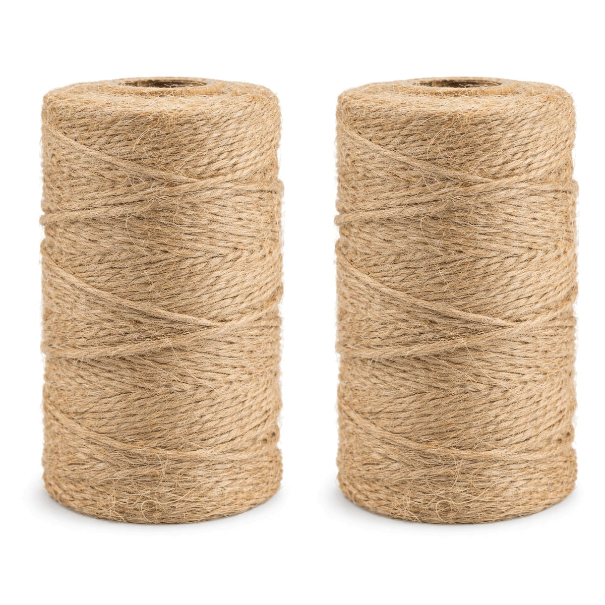 1600 Feet 2mm Natural Jute Twine, Brown String for Crafts, Gardening, Gift Wrapping, Macrame, DIY Decor (800 Ft/Roll) (2, 2mm)