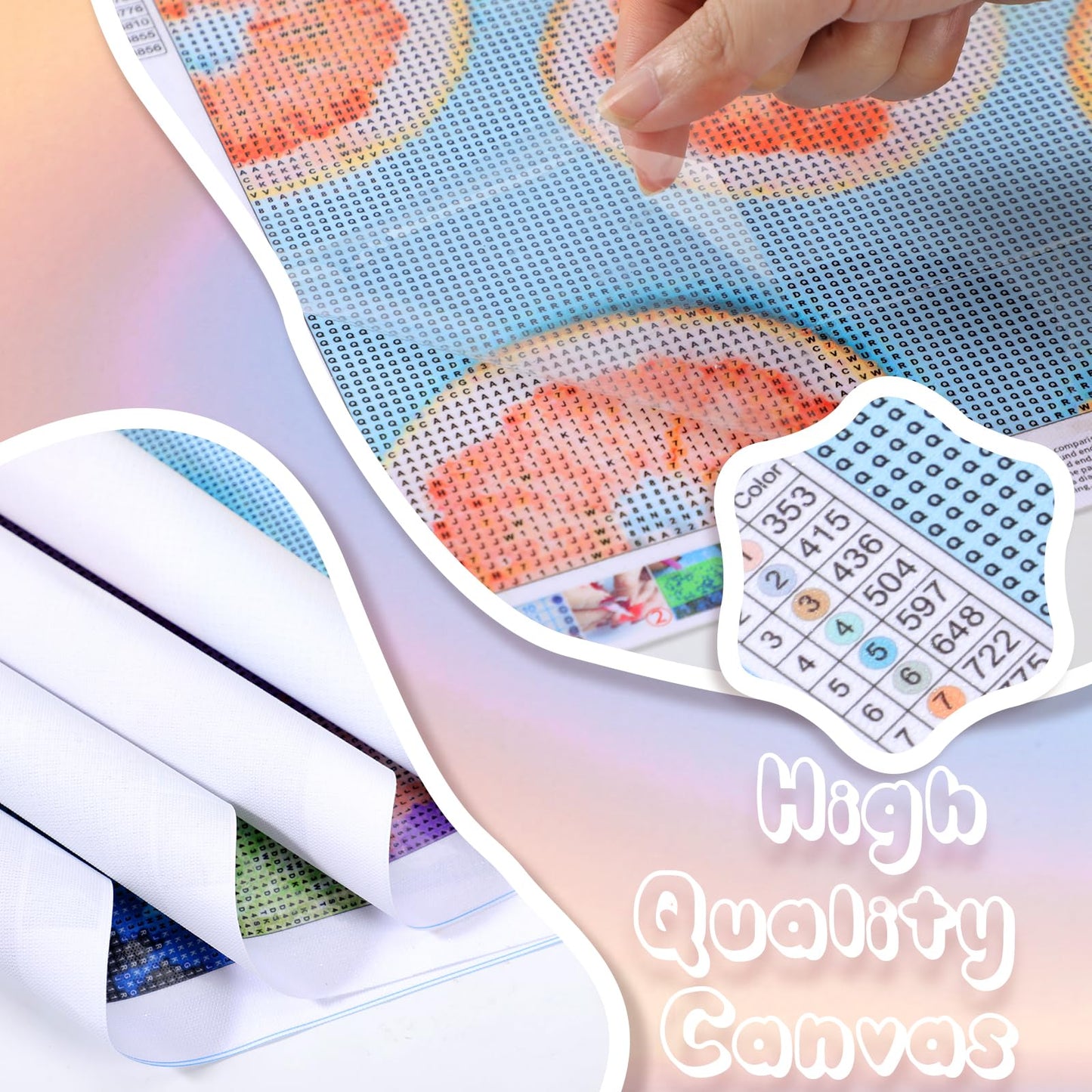 KAYEIUU Diamond Art Painting Kits for Adults, Inspirational Believe Yourself Motivational Quotes 5D DIY Round Drill Paint with Diamond Dots, Home Wall Decor 12x16 inch