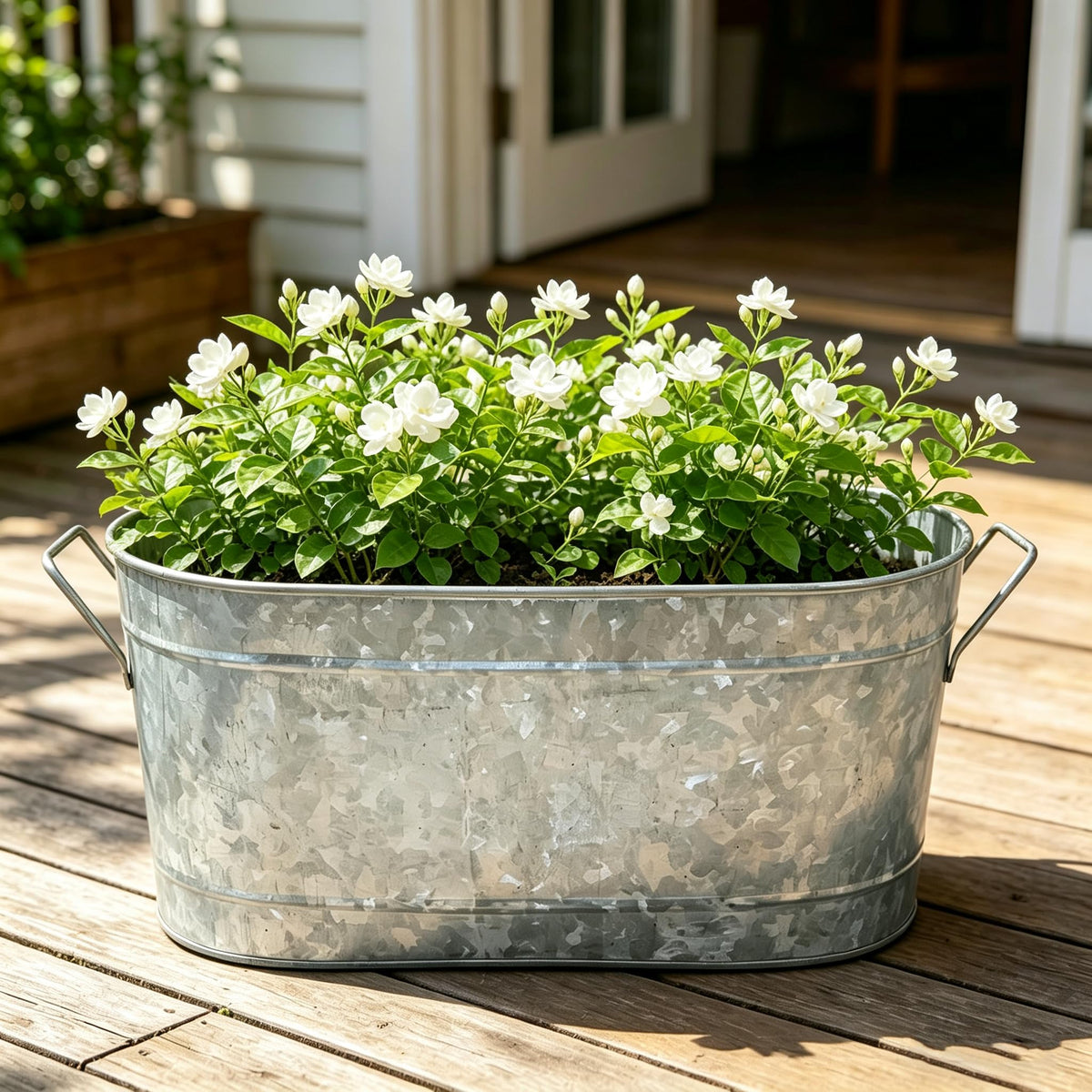 Hosley Galvanized Oval Tub with Handles 18 Inch - Beverage Party Chiller, Garden Planter, Multipurpose Party Ice Holder
