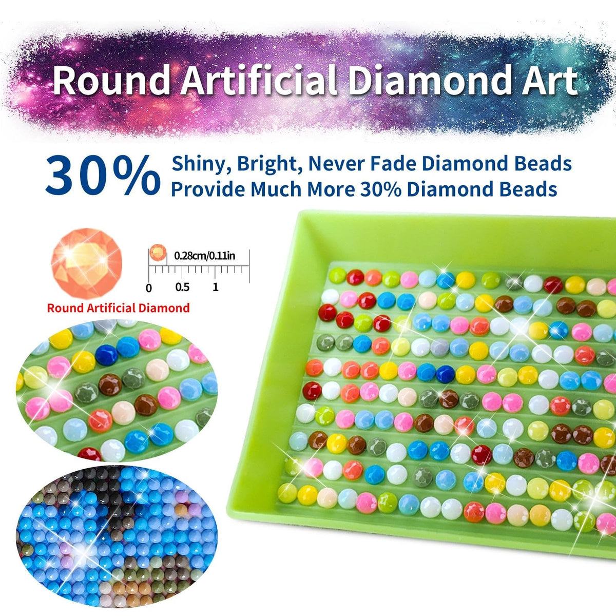 YALKIN Square 5D Diamond Painting Kits for Adults, Large Diamond Art Kits Full Drill Diamond Painting Kit for Adult Beginners, DIY Crystal Picture Art for Home Wall Decor 40 x 70cm/15.7 x 27.6in