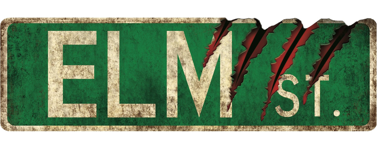 flinelife Wooden Elm Street Sign,16X6, Horror Movie Sign - Perfect For Horror Movie Lovers Sign Gift