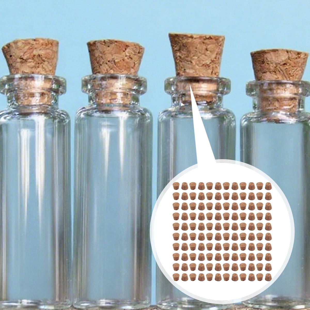1/2 Inch Mini Tapered Cork Stoppers 120 Pcs Wooden Wine Bottle Corks Reusable Small Bottle Plugs Durable Replacement Wine Stoppers for Jars, Beer Bottles, Apothecary Jars & DIY Craft