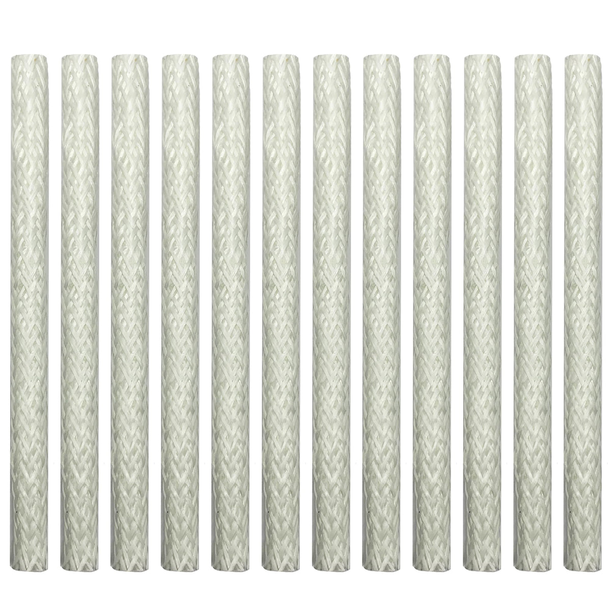 Seraphic Fiberglass Replacement Wicks for Tiki Torches, Pack of 12, 6 Inch, Ideal for Outdoor Use