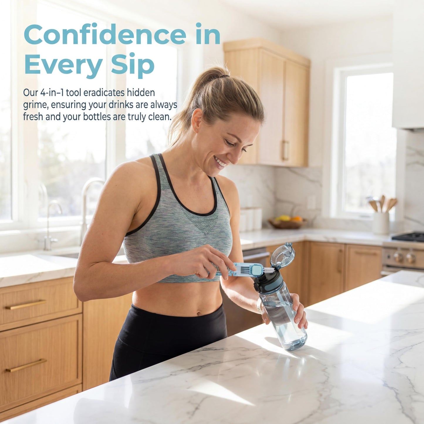 2Pcs 4 in 1 Cup Lid Gap Cleaning Brush Set,Multifunctional Crevice Cleaning Brush for Bottle,Multipurpose Bottle Cleaner with Compact Design Tiny Silicone Cup Holder Cleaner Tool,Kitchen Gadgets