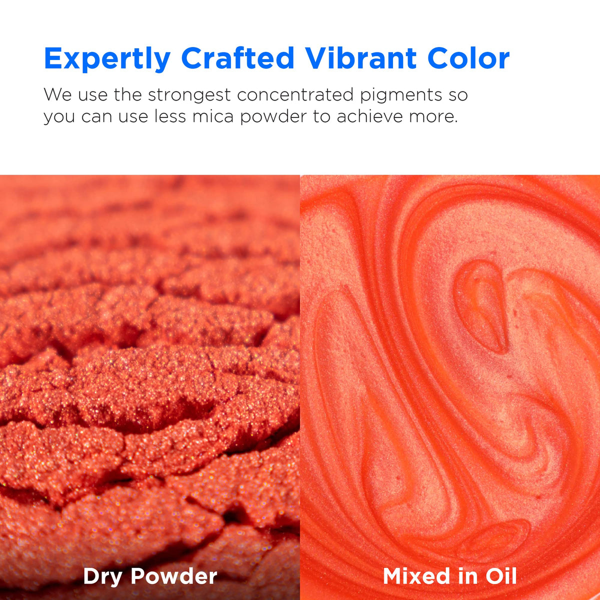 Rolio Premium Mica Powder - Salmon Pink (50G / 1.76oz) - 1 Jar of Pink Pigment Powder for Epoxy Resin, Dye, Soap Making, Nail Polish, Paint, Candle Making, Bath Bombs, Slime