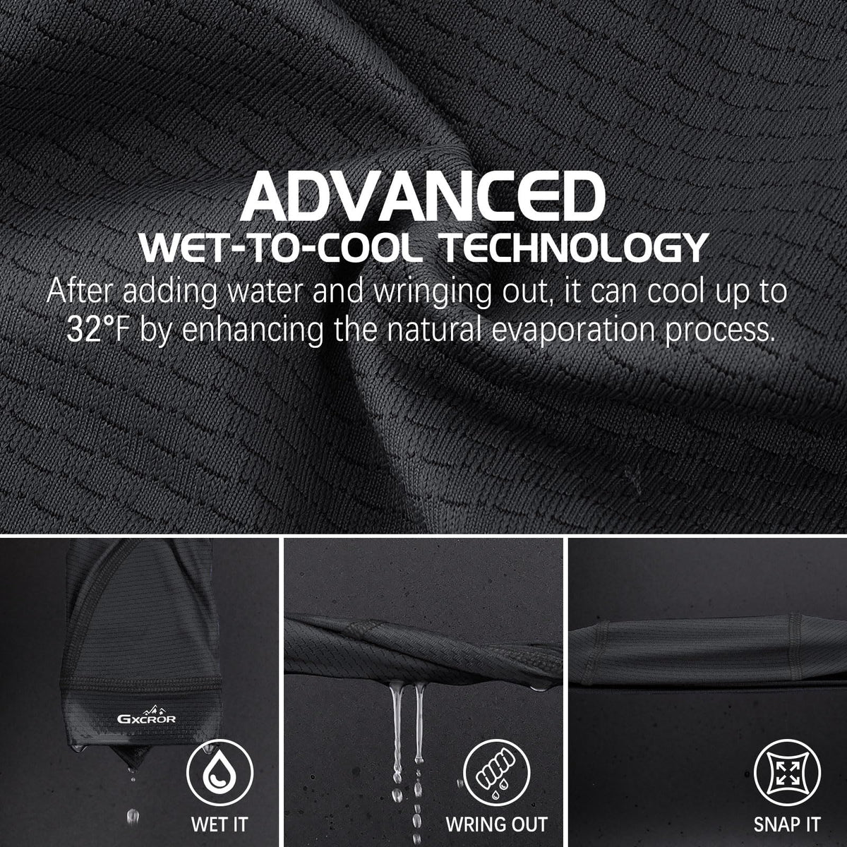 GXCROR 3 Pack Cooling Cooling Skull Cap with Sweat-Wicking & Anti-Odor Technology Quick-Dry Helmet Liner for Cycling Motorcycle Running