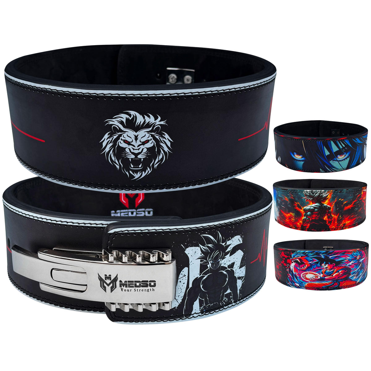 Advanced Weightlifting Belt with Ultra-Fast Locking Lever Buckle,10 MM for Powerlifting, Squat, Deadlifts, Bodybuilding,Lifting Support gym belt for Men Women (A2, Small)