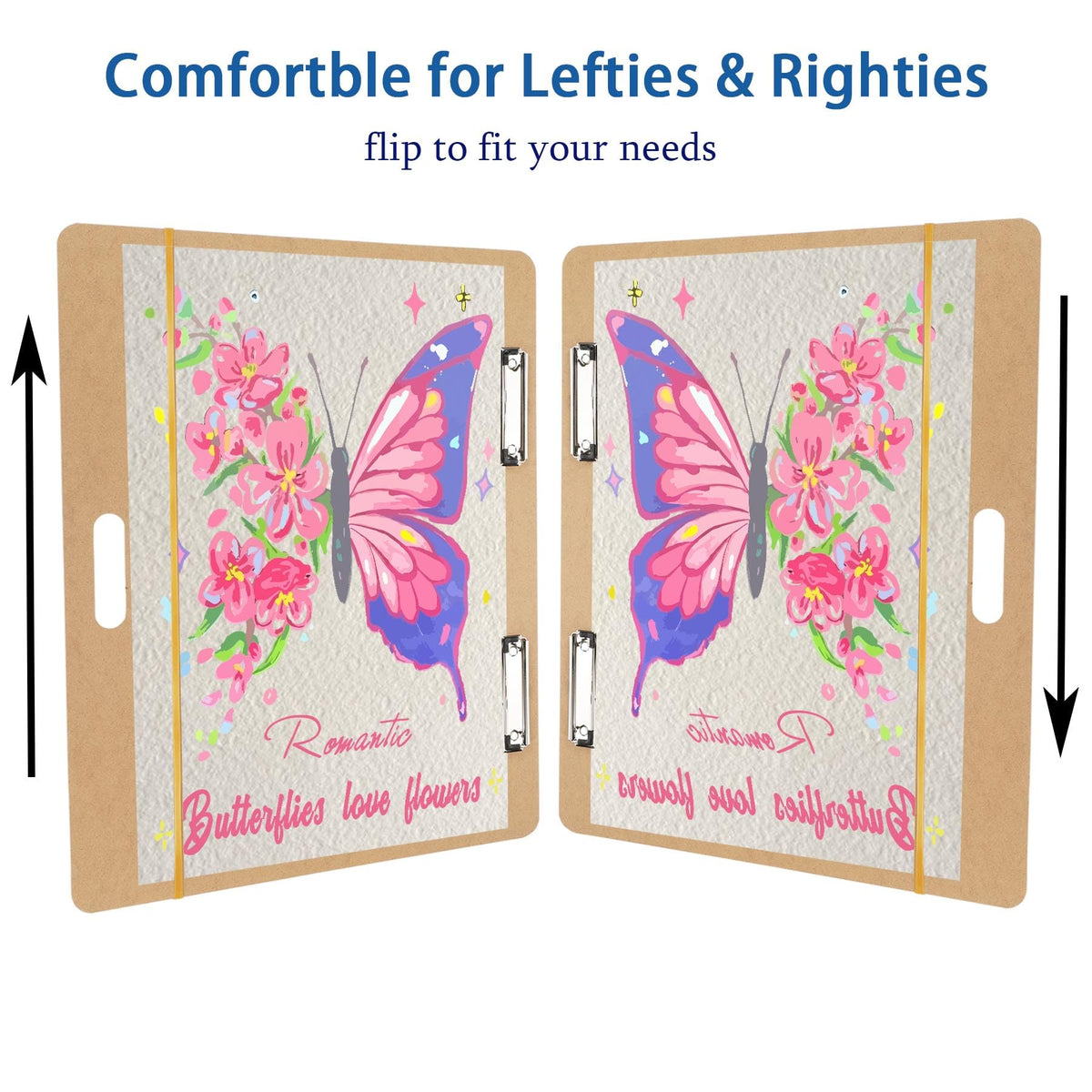18" x 24" Drawing Board, Artist Sketch Boards with Handle for Drafting Art, Portable Wooden Clipboard for Class or Studio Fit in Artists Tote
