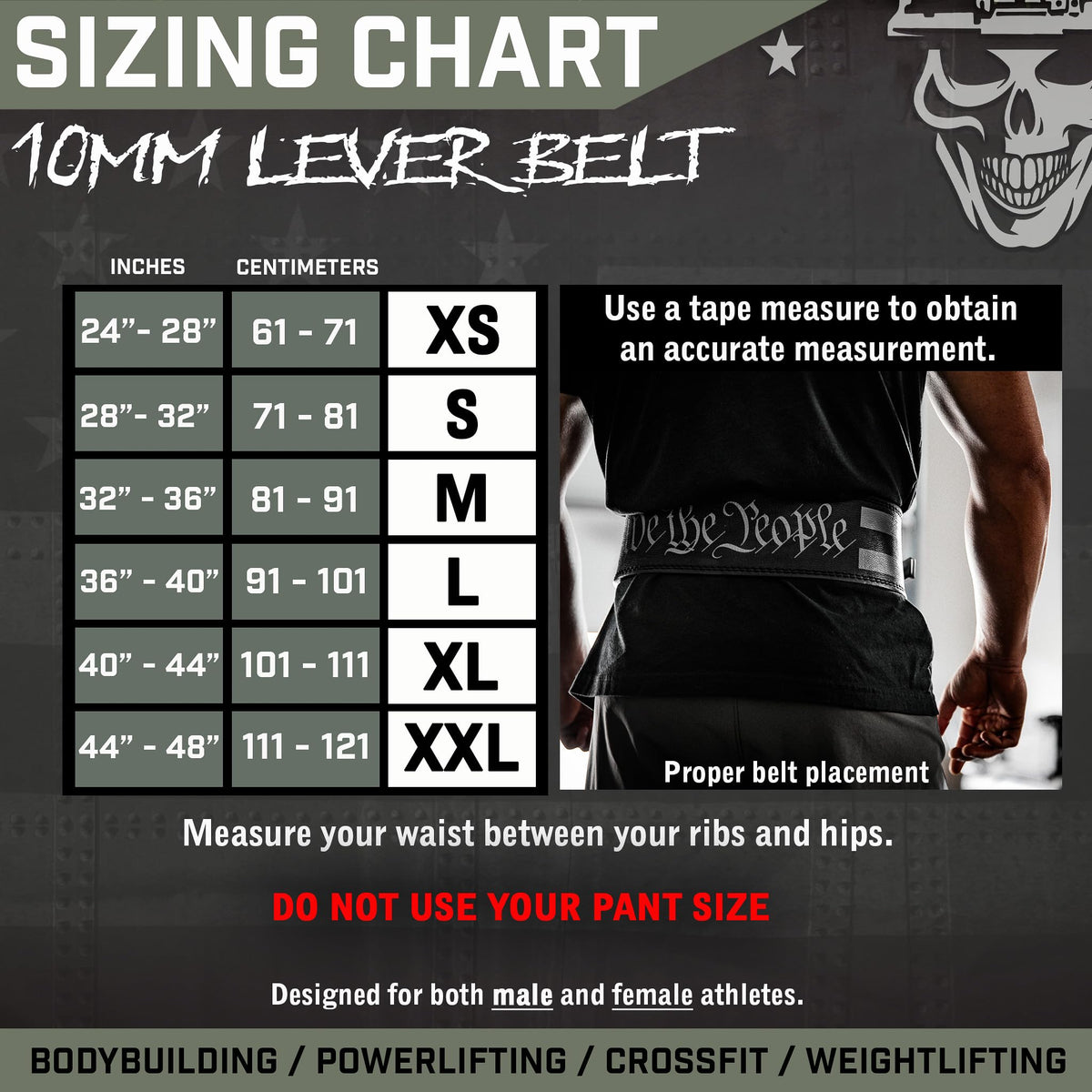Weight Lifting Belt - Lever Gym Belt for Weightlifting, 10mm Leather Weight Belt for Men, 4 Inches Wide for Support & Stability for Workouts, Powerlifting, Bodybuilding, Fitness & Crossfit S 1776