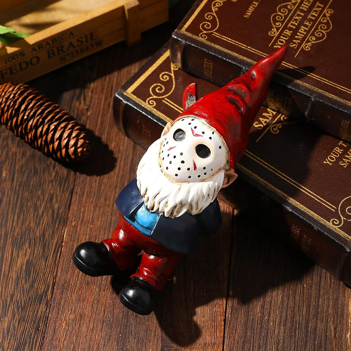 SPINNDO Garden Gnomes Outdoor Decor Yard Art Garden Statues Horror Gnome Gardening Gifts for Women