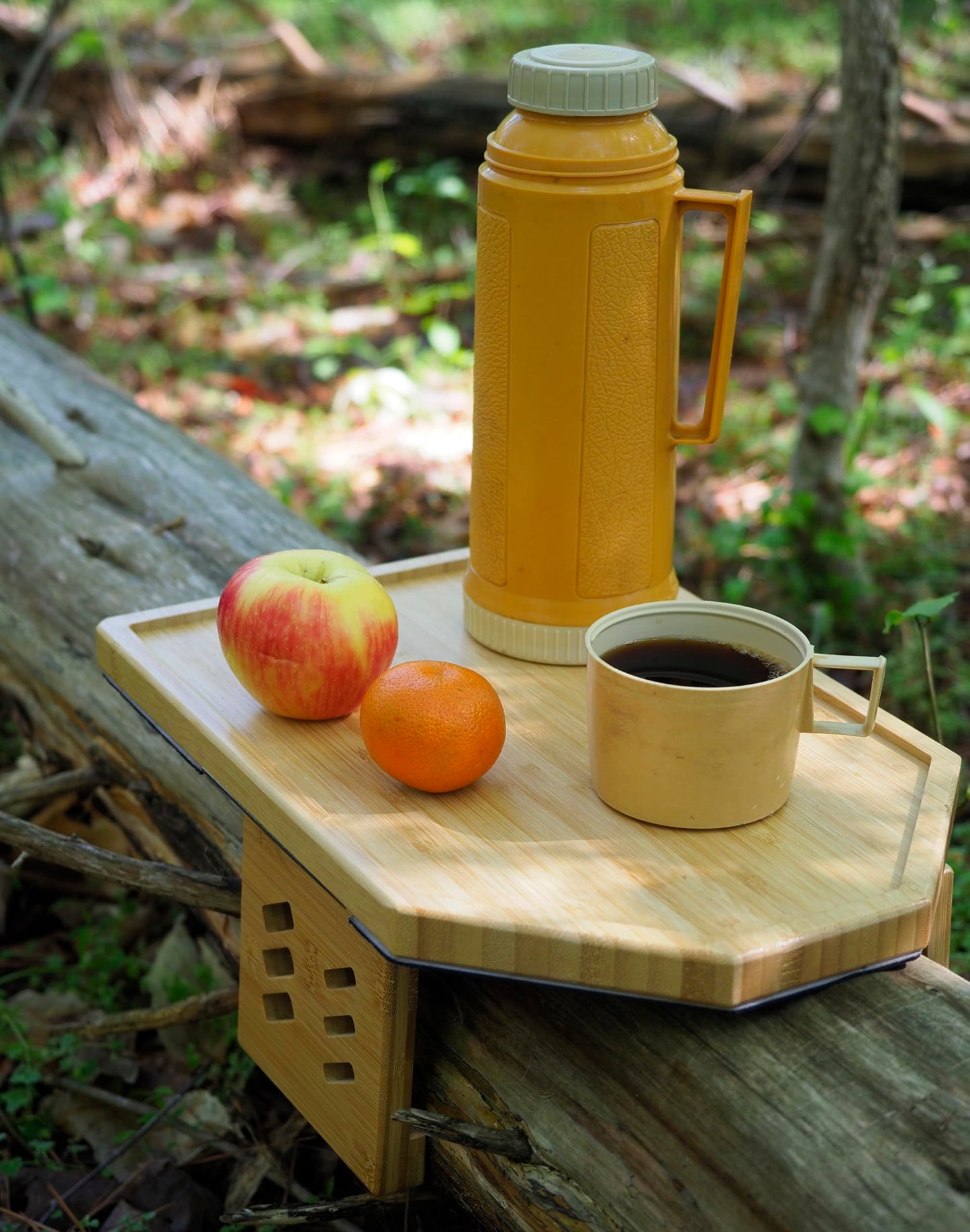 My Cozy Tray, Most Stable, Adjustable Legs for Narrow Or Wide Couch Arm, Better Leg Design, Stronger, Clip On, Bamboo, Camping/RV, College Dorm Essentials, Great Gifts,