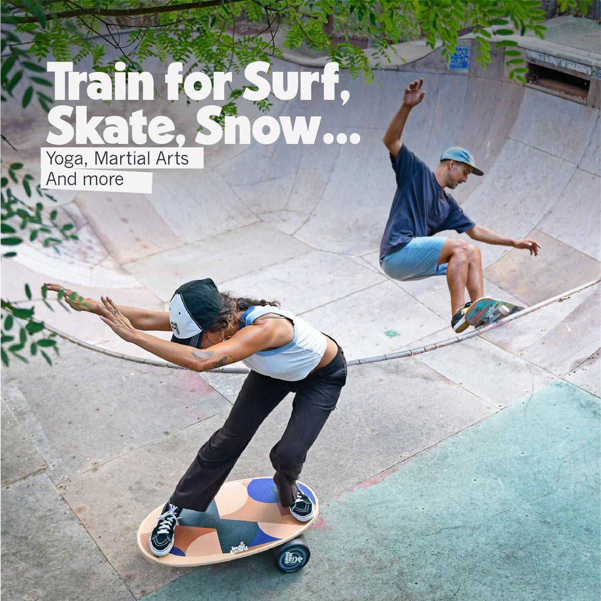 The Indo Board “Rocker” Training Package. Included Balance Board, Roller, and Cushion. Balance Training for Core Strength, Stability & Athletic Performance - Surfing, Skateboarding, Snowboarding. Designed for Progression. "Purple Rain" Design.