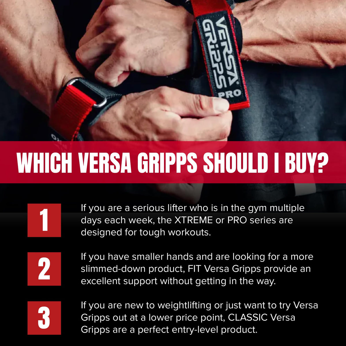 Versa Gripps Pro, Made in USA, Wrist Straps for Weightlifting Alternative, Best Training Accessory, SM, Blue