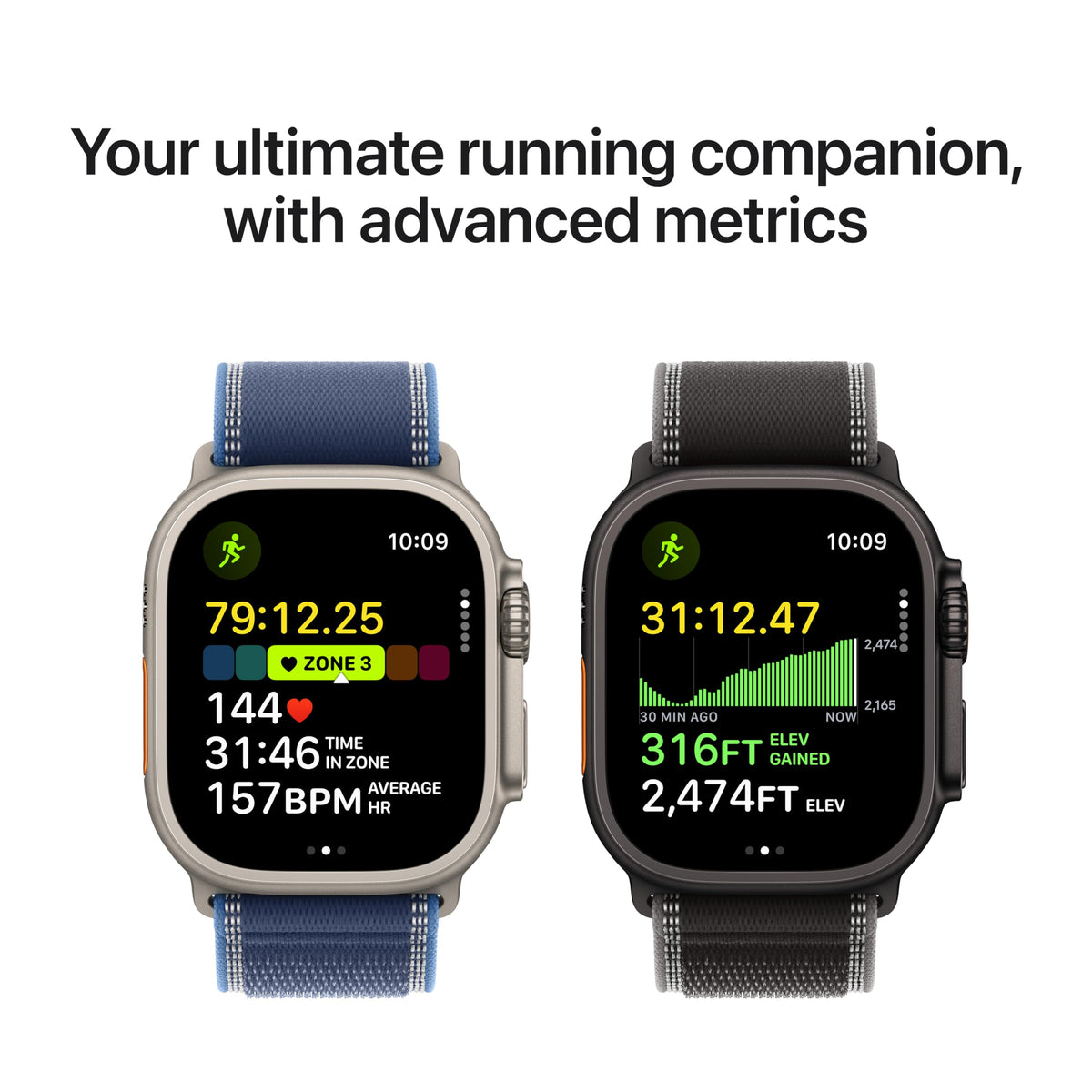 Apple Watch Ultra 3 [GPS + Cellular 49mm] Running & Multisport Smartwatch w/Rugged Titanium Case w/Anchor Blue Ocean Band. Satellite Communications, Advanced Health & Fitness Tracking