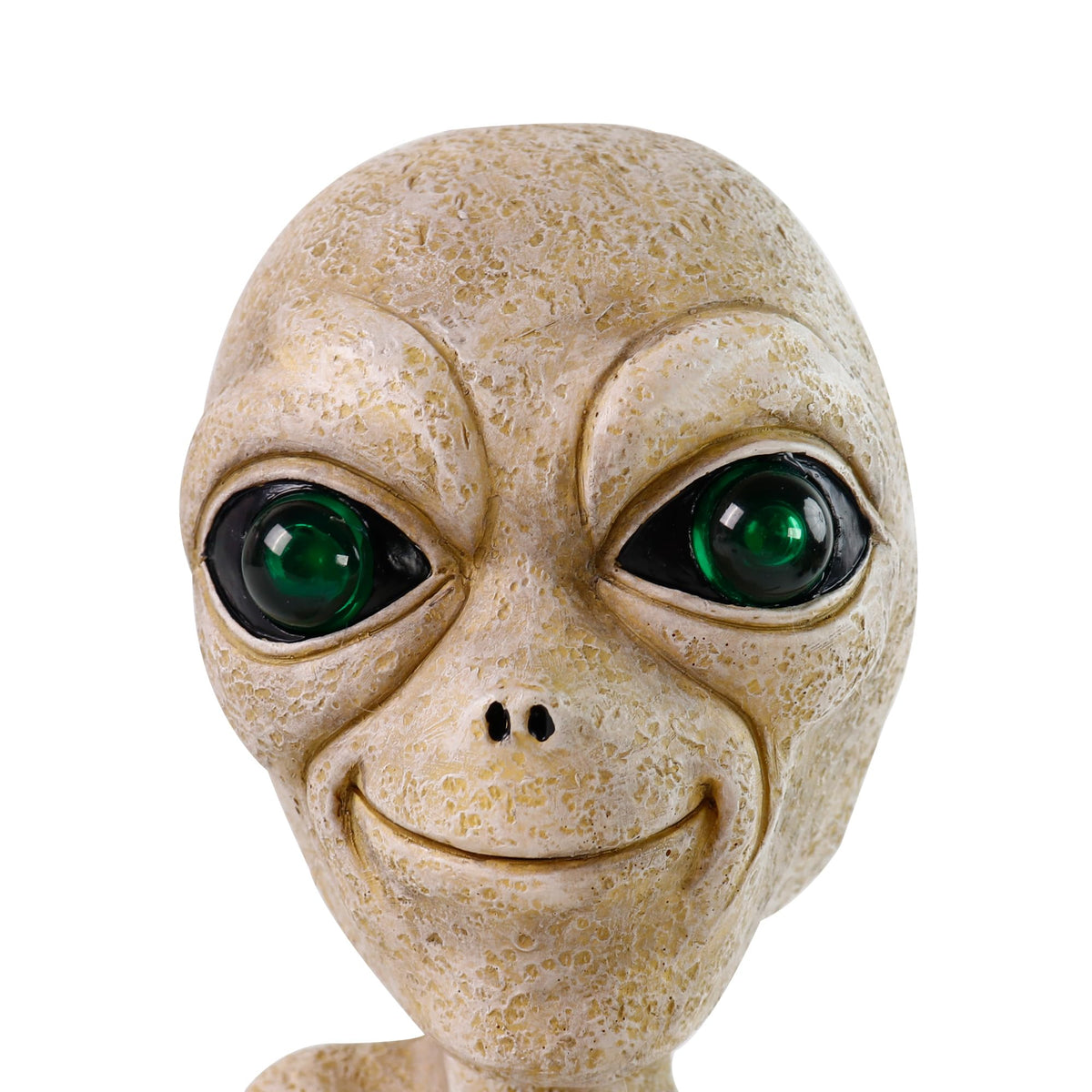 Lopoti Solar Light UFO Extraterrestrial Garden Alien Statues Figurine for Indoor Outdoor Garden Patio, Yard Or Lawn Decoration